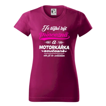 Je těžké být princezna - motorkářka