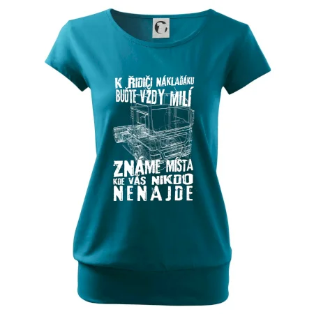 K řidiči náklaďáku buďte vždy milý