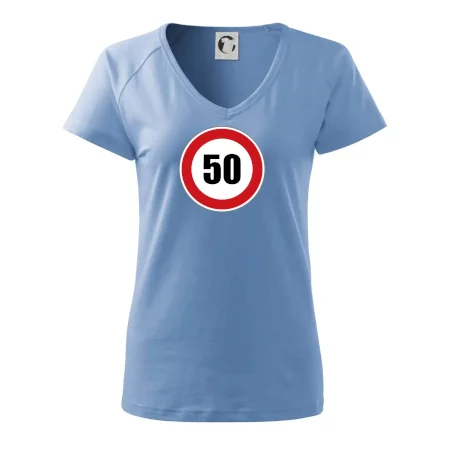 Dopravní značka - omezení rychlosti 50