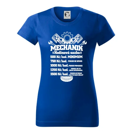 Mechanik - hodinová sazba