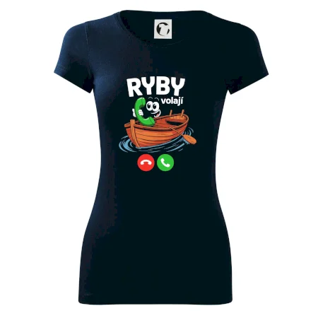 Karikatura ryby volají