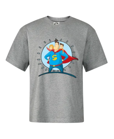Táta superman - holka a kluk