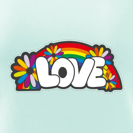 Love s duhou v pozadí