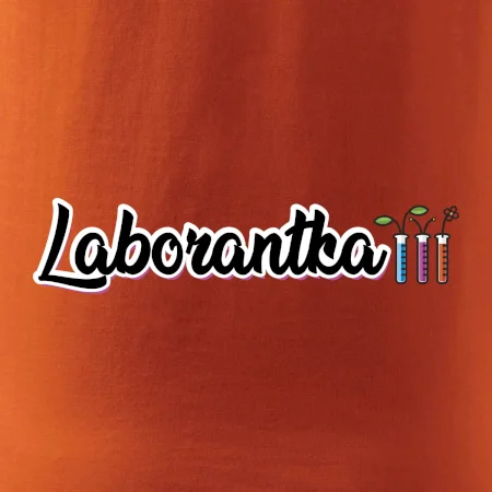 Laborantka a zkumavky