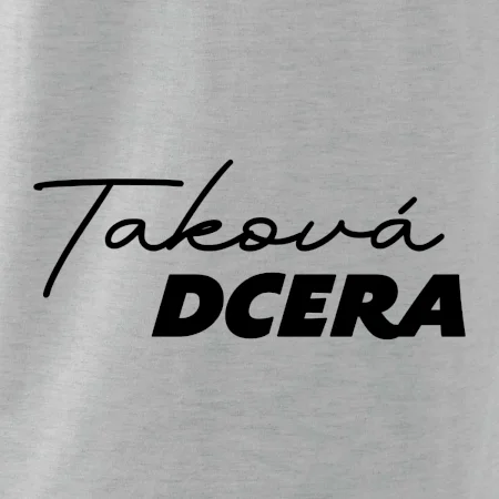 Jaký táta / máma - taková dcera psací