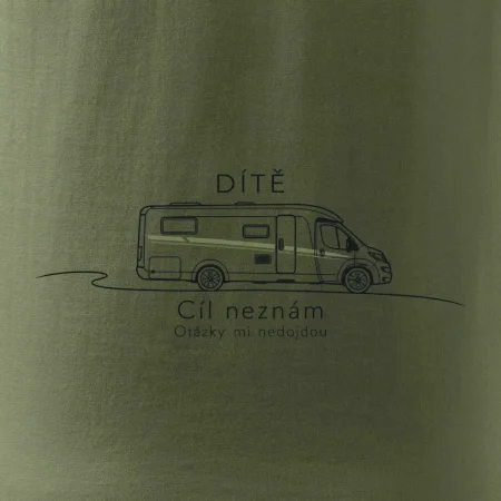 Dítě cíl neznám otázky mi nedojdou obytný automobil