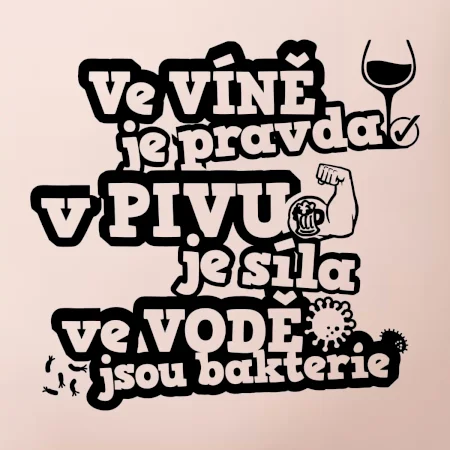 Ve víně je pravda, v pivu síla, ve vodě bakterie