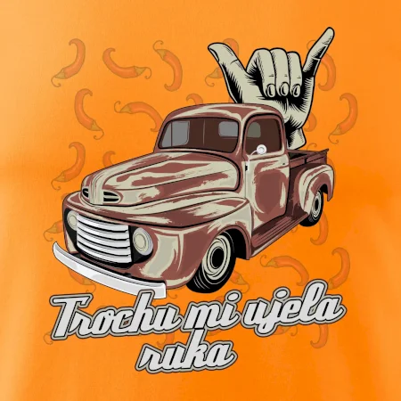 Trochu mi ujela ruka