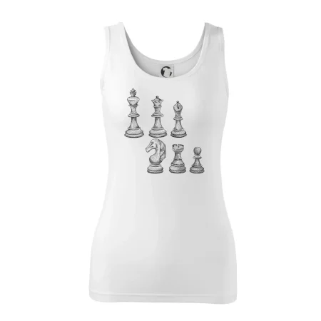 Šachové figurky kreslené