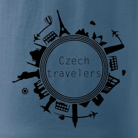 Czech Travelers jednobarevný
