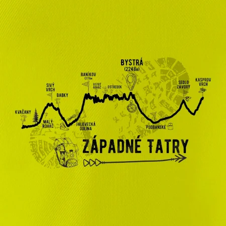 Profil kopca Západné tatry