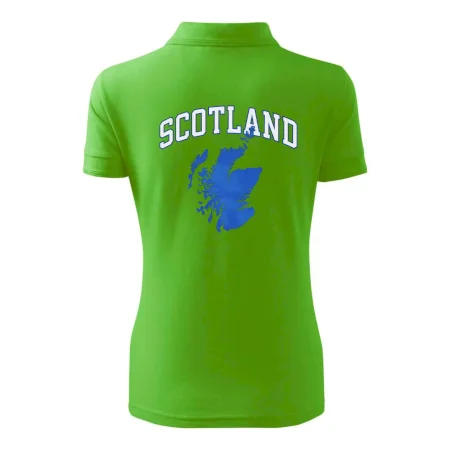 Scotland nápis s mapou