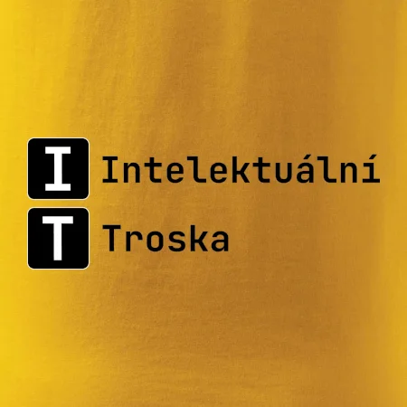 IT Nápis Intelektuální Troska