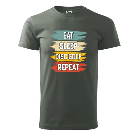 Disc Golf eat sleep barevné