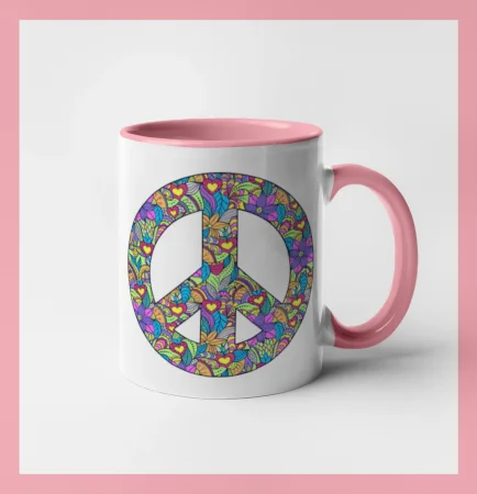 Peace symbol mandela