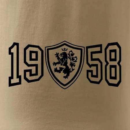 Narozeninový motiv - znak - 1958