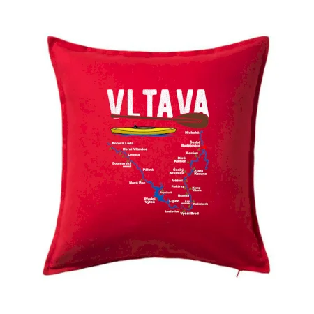 Mapa řeky Vltavy