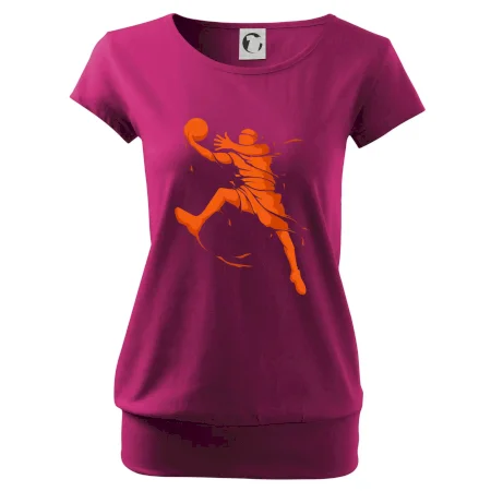 Basketball player splash