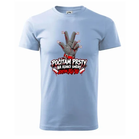 Řezník počítám prsty na konci směny