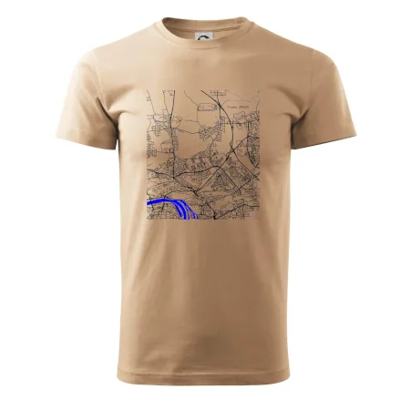Praha 18200 - Mapa s vodními toky