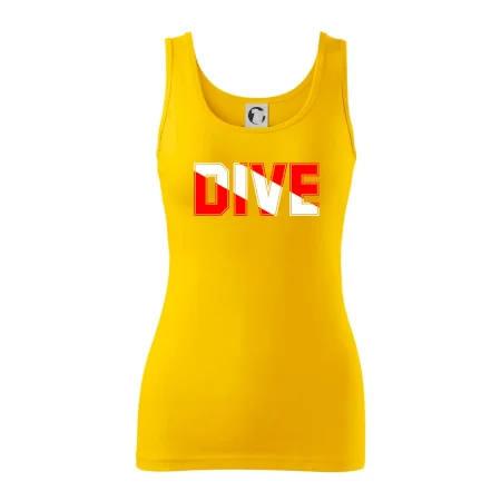 Dive nápis vlajka