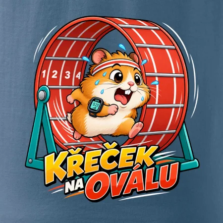 Běžecký křeček na oválu