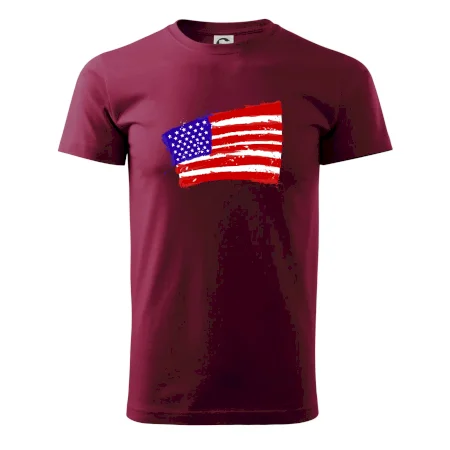 Americká vlajka ohnutá