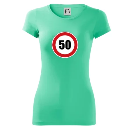 Dopravní značka - omezení rychlosti 50