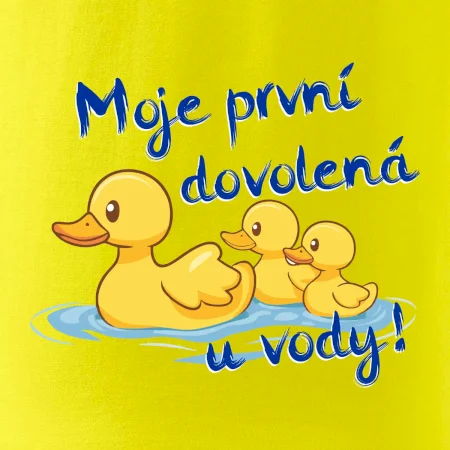Moje první dovolená u vody - sourozenci