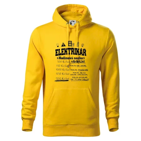 Elektrikář hodinová sazba