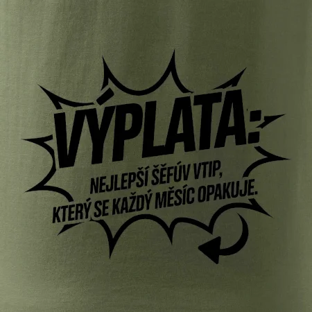 Výplata nejlepší šéfův vtip, který se každý měsíc opakuje