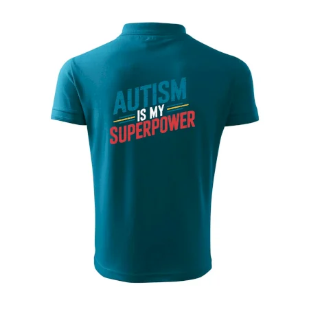 Šikmý nápis Autism is my superpower