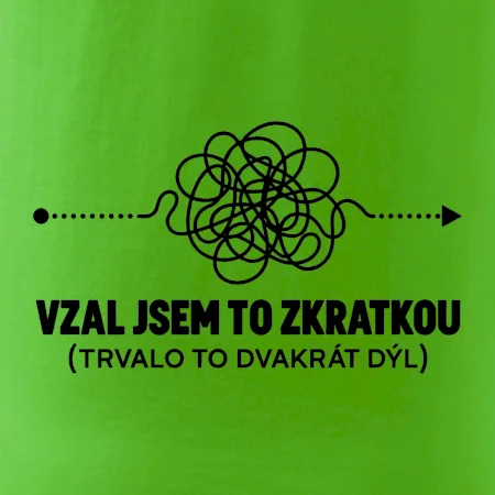 Vzal jsem to zkratkou