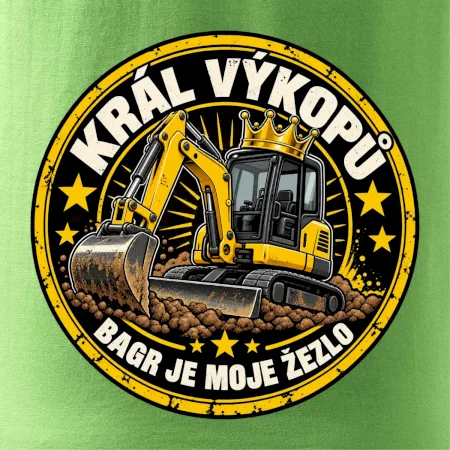 Král výkopů bagr je moje žezlo