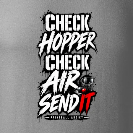 Kontrola zásobníku check hopper air paintball