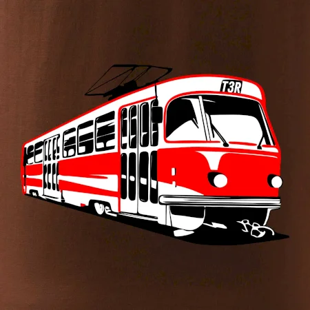 Tramvaj T3R barevná