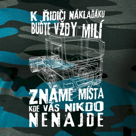 K řidiči náklaďáku buďte vždy milý