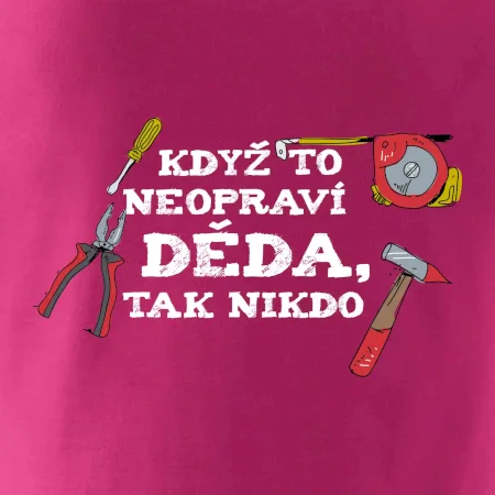 Když to neopraví děda, tak nikdo barevné
