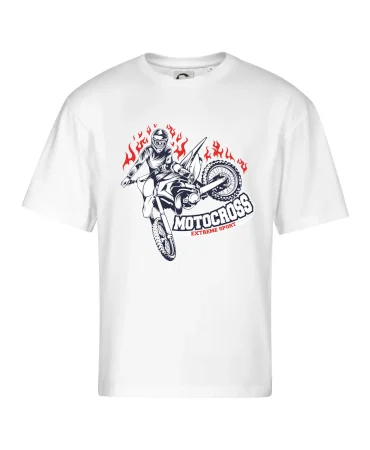 Motocross extreme sport fire