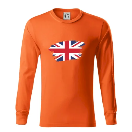 Britská vlajka roztrhaná