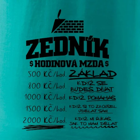 Hodinová mzda zedník