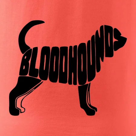 Bloodhound nápis v těle