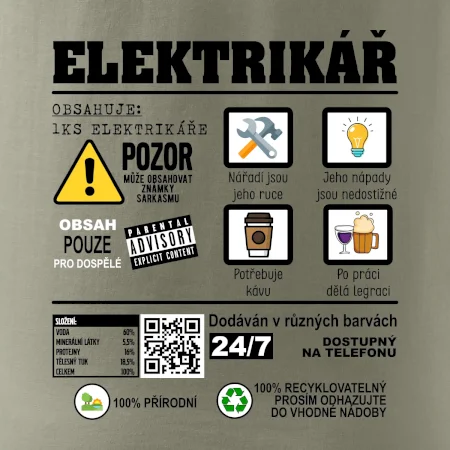Profese - informace o produktu - elektrikář