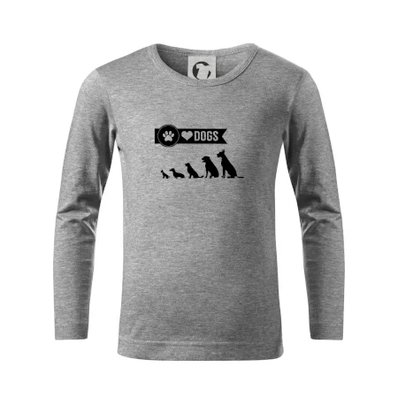 I love dogs - tlapka
