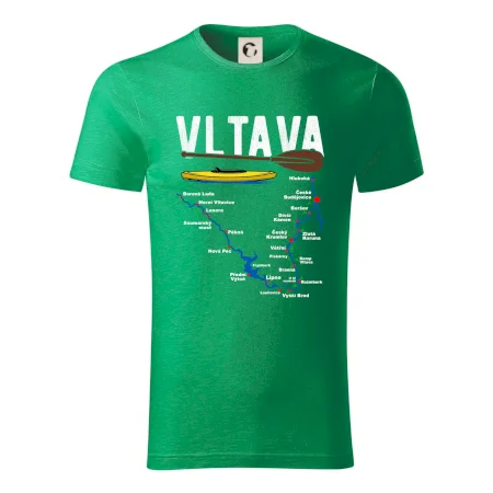 Mapa řeky Vltavy