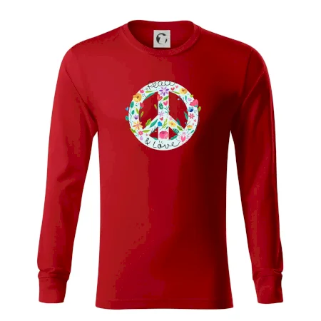 Peace and love symbol