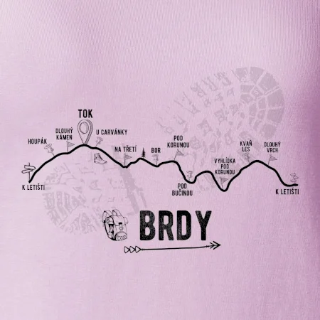 Profil kopců - Brdy