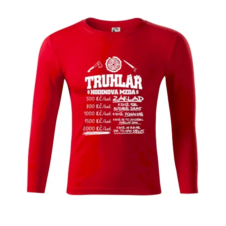 Hodinová mzda truhlář