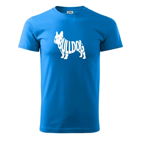 Bulldog  nápis v těle