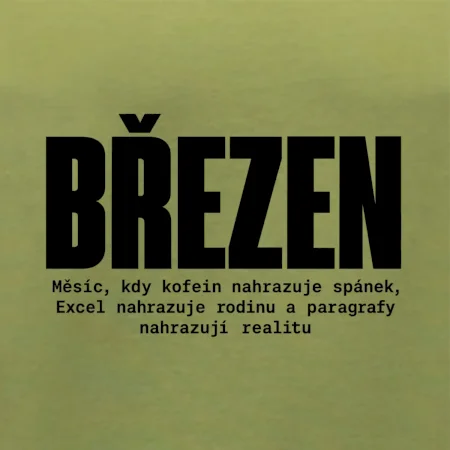 Březen kofein místo spánku